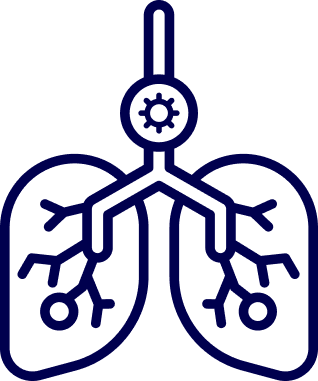 Icône de bronchiolite