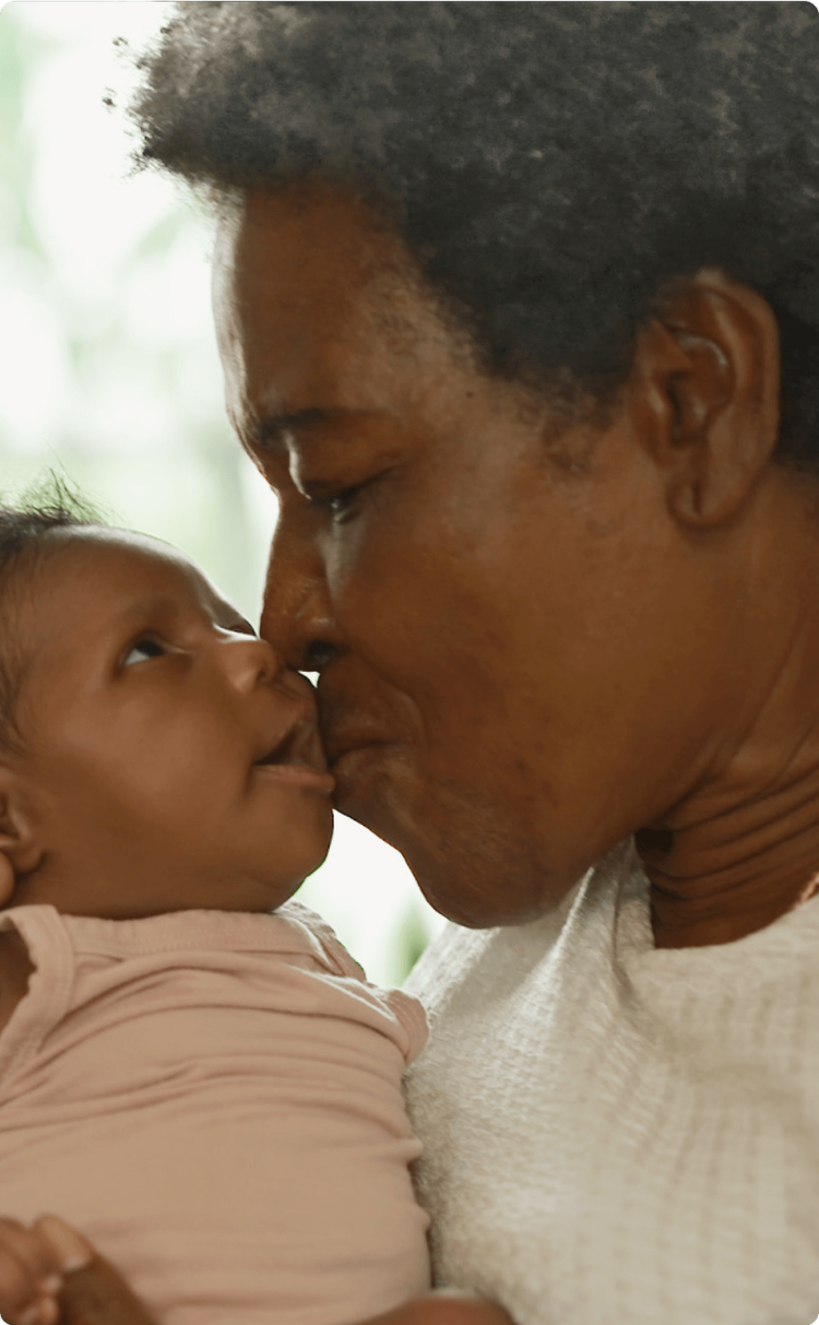 Adulte et bébé
